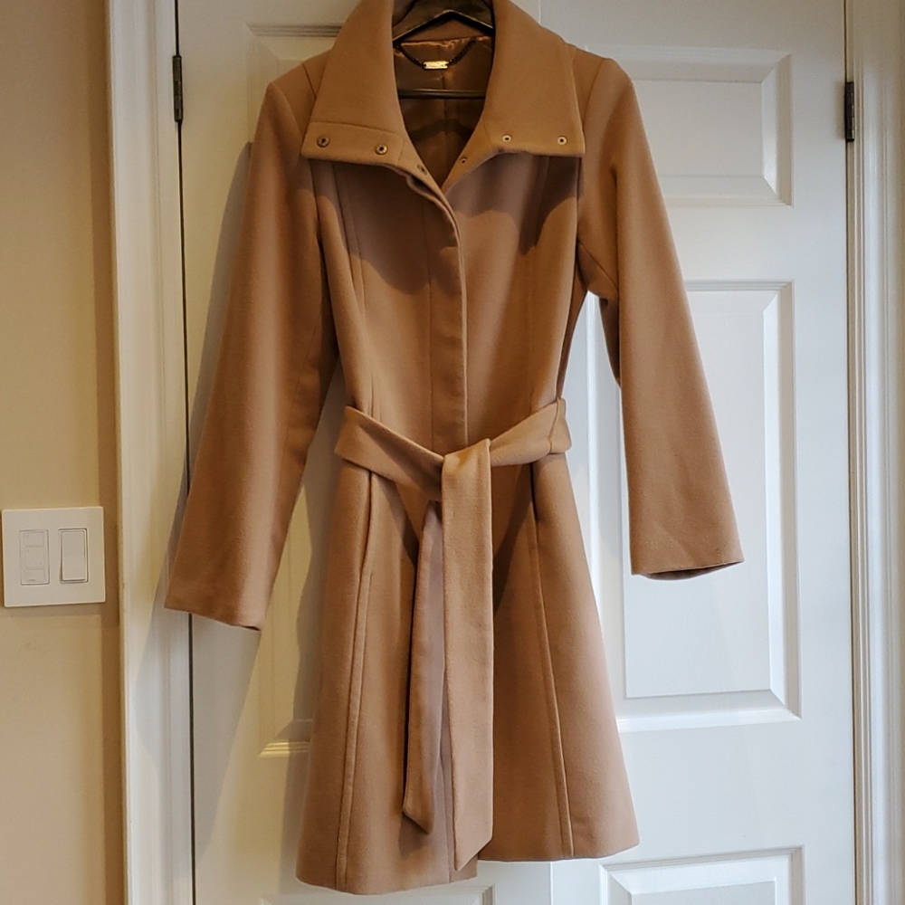Caramel car coat